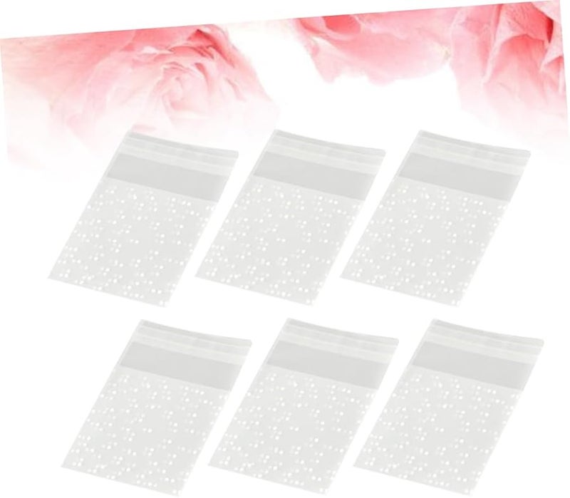 Frosted Plastic Bags 7x7 Inches Self Adhesive For Cookies Candy Pastries Party Favors - Image 5